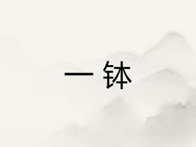 一钵