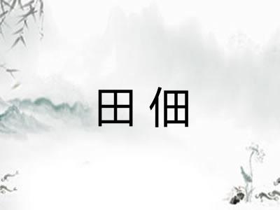 田佃 田佃