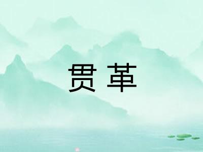 贯革