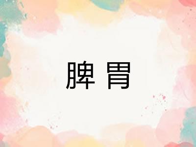 脾胃 脾胃