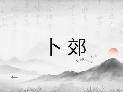 卜郊 卜郊