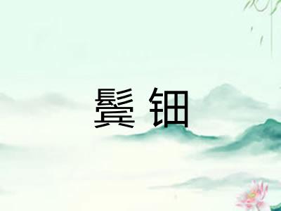 鬓钿 鬓钿