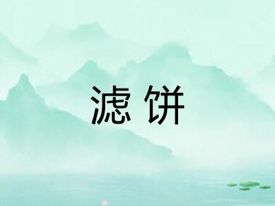滤饼 滤饼