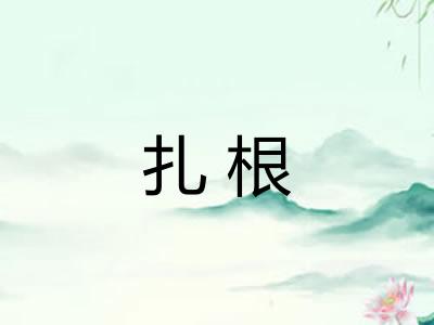 扎根 扎根
