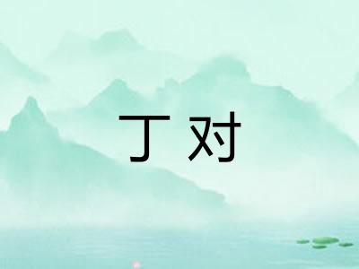 丁对 丁对