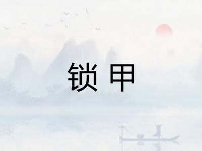 锁甲 锁甲