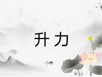 升力 升力