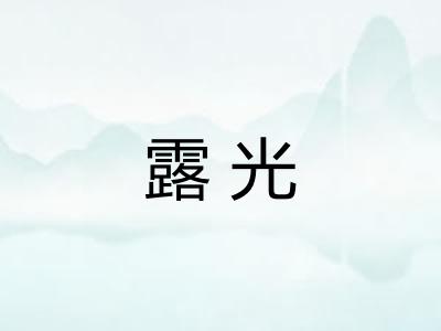 露光 露光