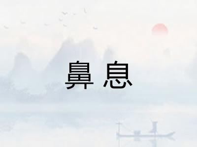 鼻息 鼻息
