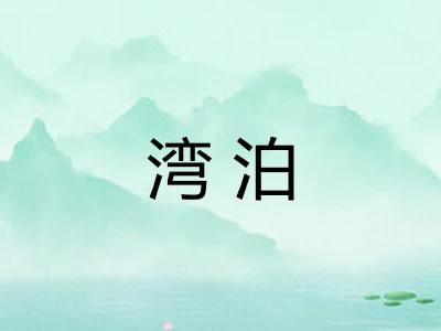湾泊 湾泊