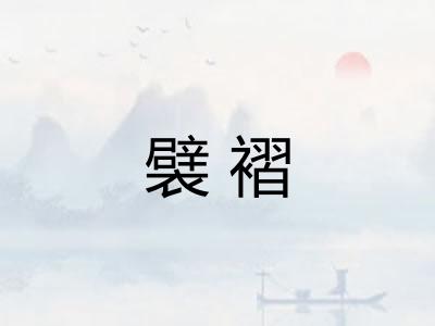 襞褶 襞褶