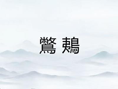鷩鴺