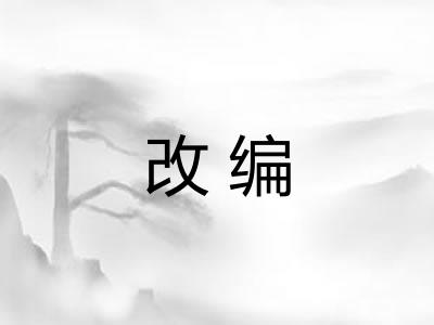 改编 改编