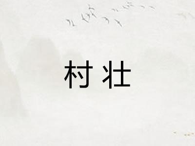 村壮