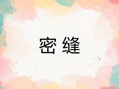 密缝 密缝