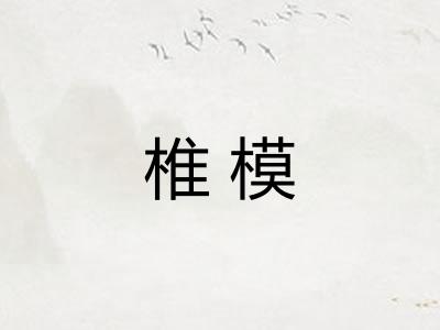 椎模