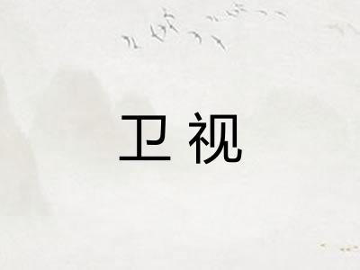 卫视 卫视