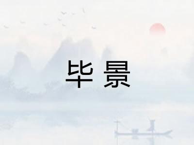 毕景 毕景