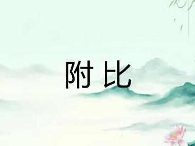 附比 附比