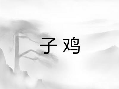 子鸡 子鸡