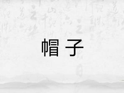 帽子 帽子