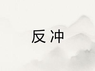 反冲 反冲
