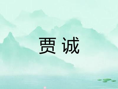 贾诚 贾诚