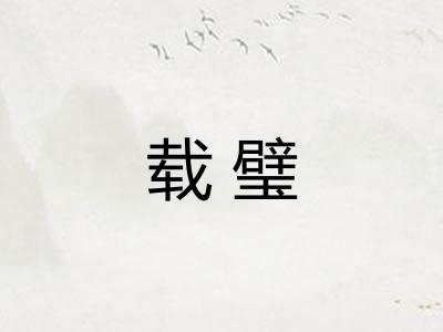 载璧 载璧
