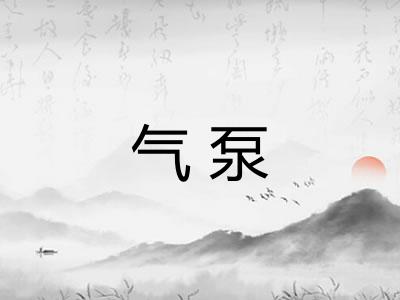 气泵 气泵