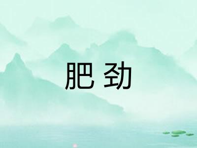 肥劲 肥劲