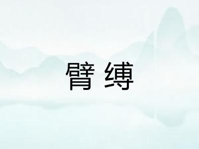 臂缚 臂缚