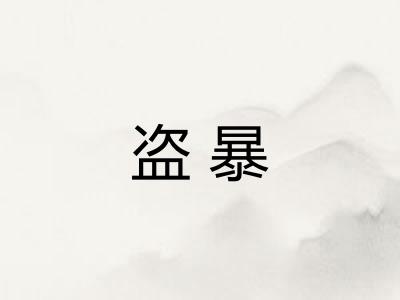 盗暴 盗暴