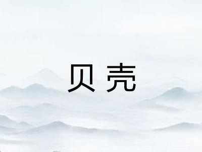 贝壳 贝壳