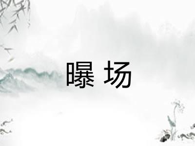 曝场 曝场