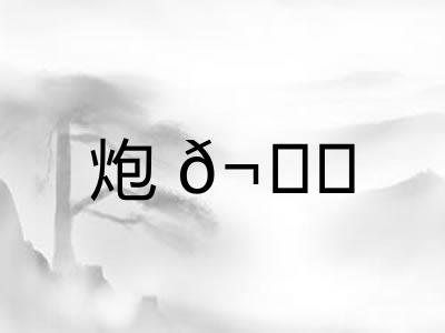 炮? 炮?
