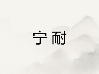 宁耐 宁耐