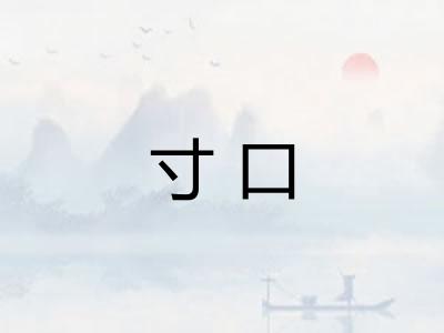 寸口 寸口