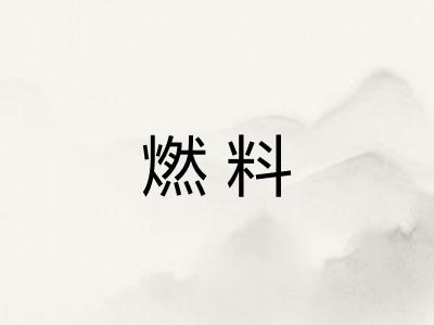 燃料 燃料