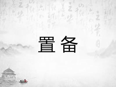 置备