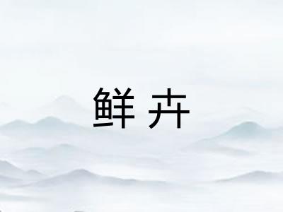 鲜卉 鲜卉