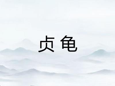 贞龟 贞龟