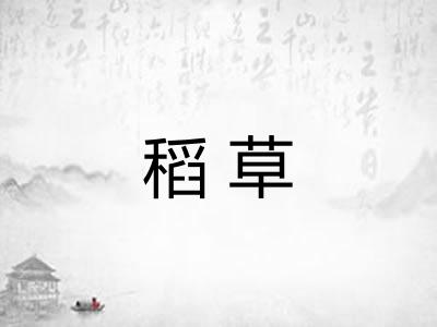 稻草 稻草