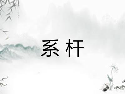 系杆 系杆