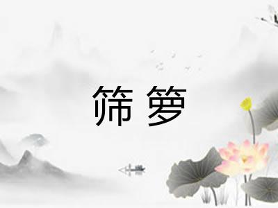 筛箩 筛箩