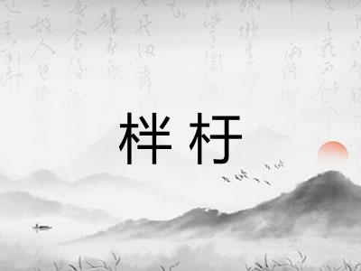柈杅