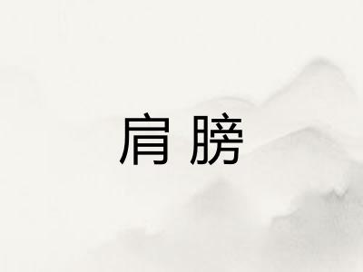 肩膀 肩膀