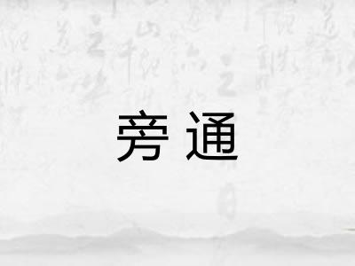 旁通 旁通
