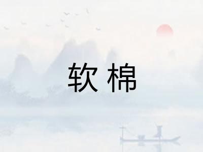 软棉 软棉