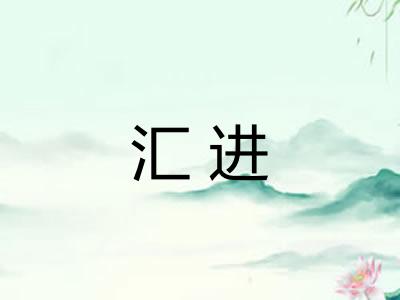 汇进 汇进