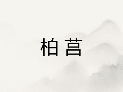 柏莒 柏莒